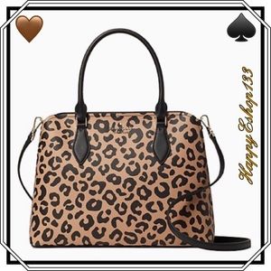♠️ kate spade ♠️ Darcy Graphic Leopard Large Satchel, Multi